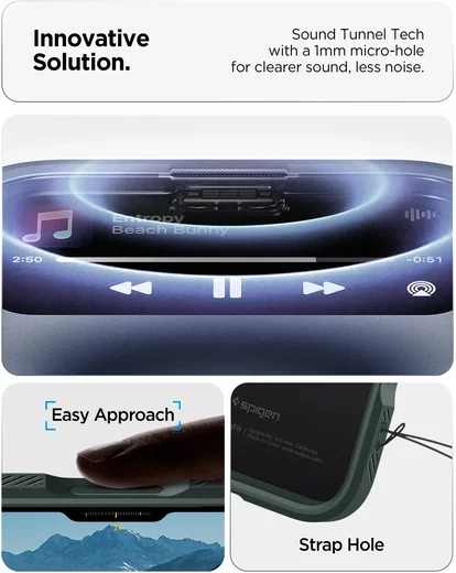 Spigen Optik Armor MagSafe Apple iPhone 17 Pro Max Hoesje Camera Slider Groen afbeelding 7