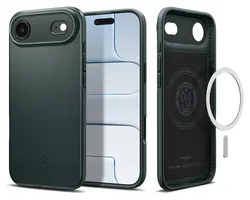 Spigen Thin Fit MagFit iPhone Air Hoesje MagSafe Back Cover Groen afbeelding