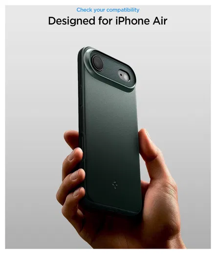 Spigen Thin Fit MagFit iPhone Air Hoesje MagSafe Back Cover Groen afbeelding 2