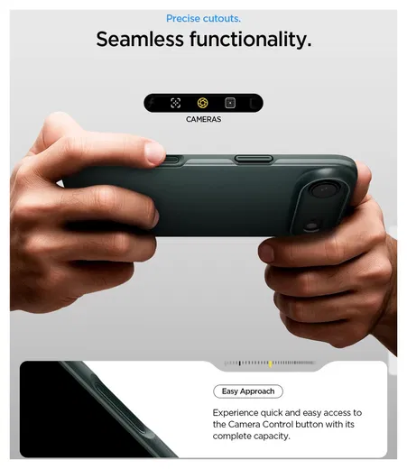 Spigen Thin Fit MagFit iPhone Air Hoesje MagSafe Back Cover Groen afbeelding 6