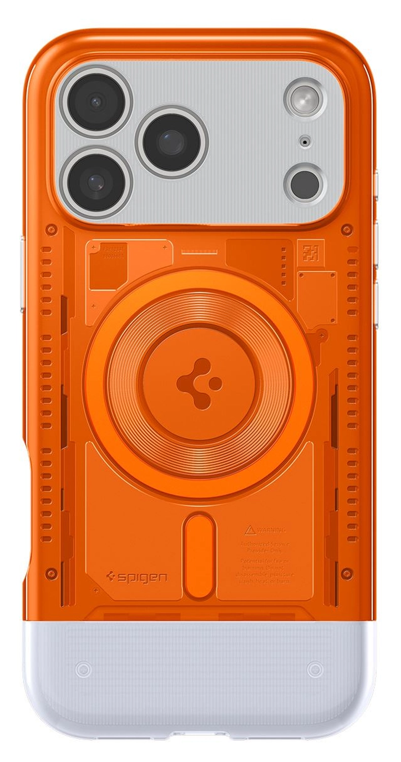 Spigen Classic C1 MagFit iPhone 17 Pro Max Hoesje MagSafe Oranje afbeelding 2