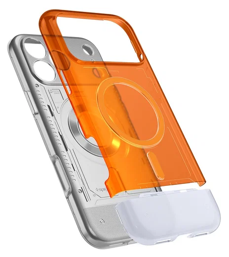 Spigen Classic C1 MagFit iPhone 17 Pro Max Hoesje MagSafe Oranje afbeelding 6