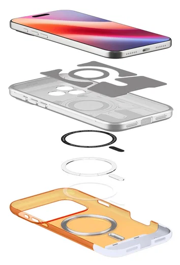 Spigen Classic C1 MagFit iPhone 17 Pro Max Hoesje MagSafe Oranje afbeelding 8