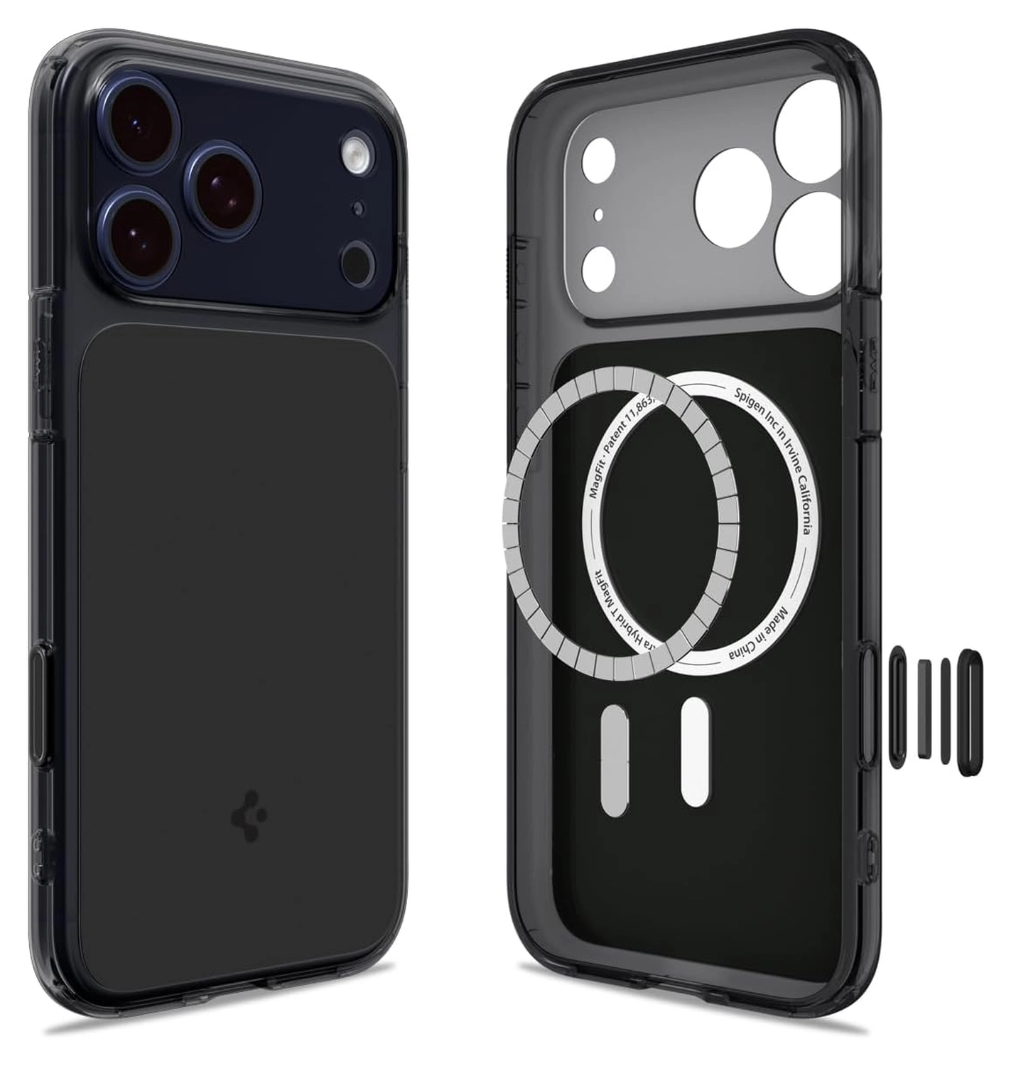 Spigen Ultra Hybrid T iPhone 17 Pro Max Hoesje MagSafe Matte Zwart afbeelding 1