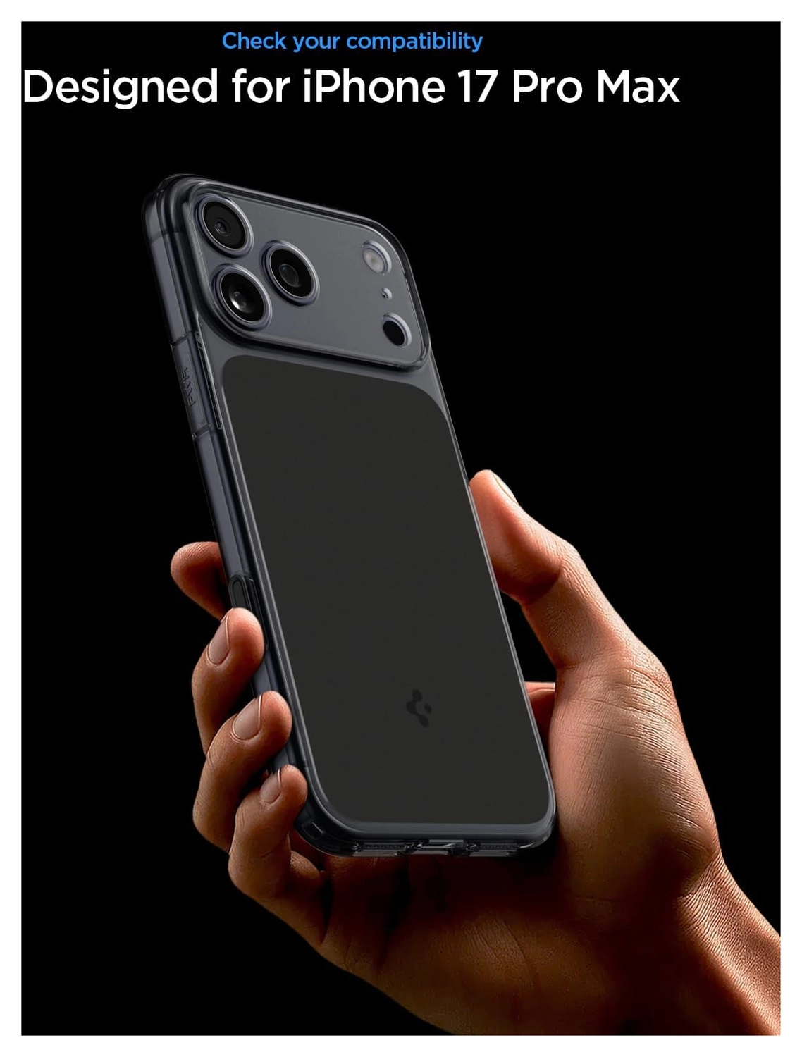 Spigen Ultra Hybrid T iPhone 17 Pro Max Hoesje MagSafe Matte Zwart afbeelding 2