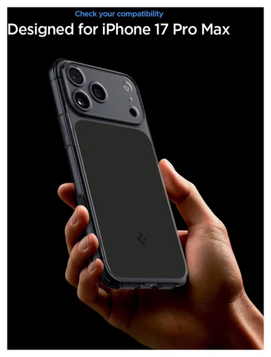 Spigen Ultra Hybrid T iPhone 17 Pro Max Hoesje MagSafe Matte Zwart afbeelding 2