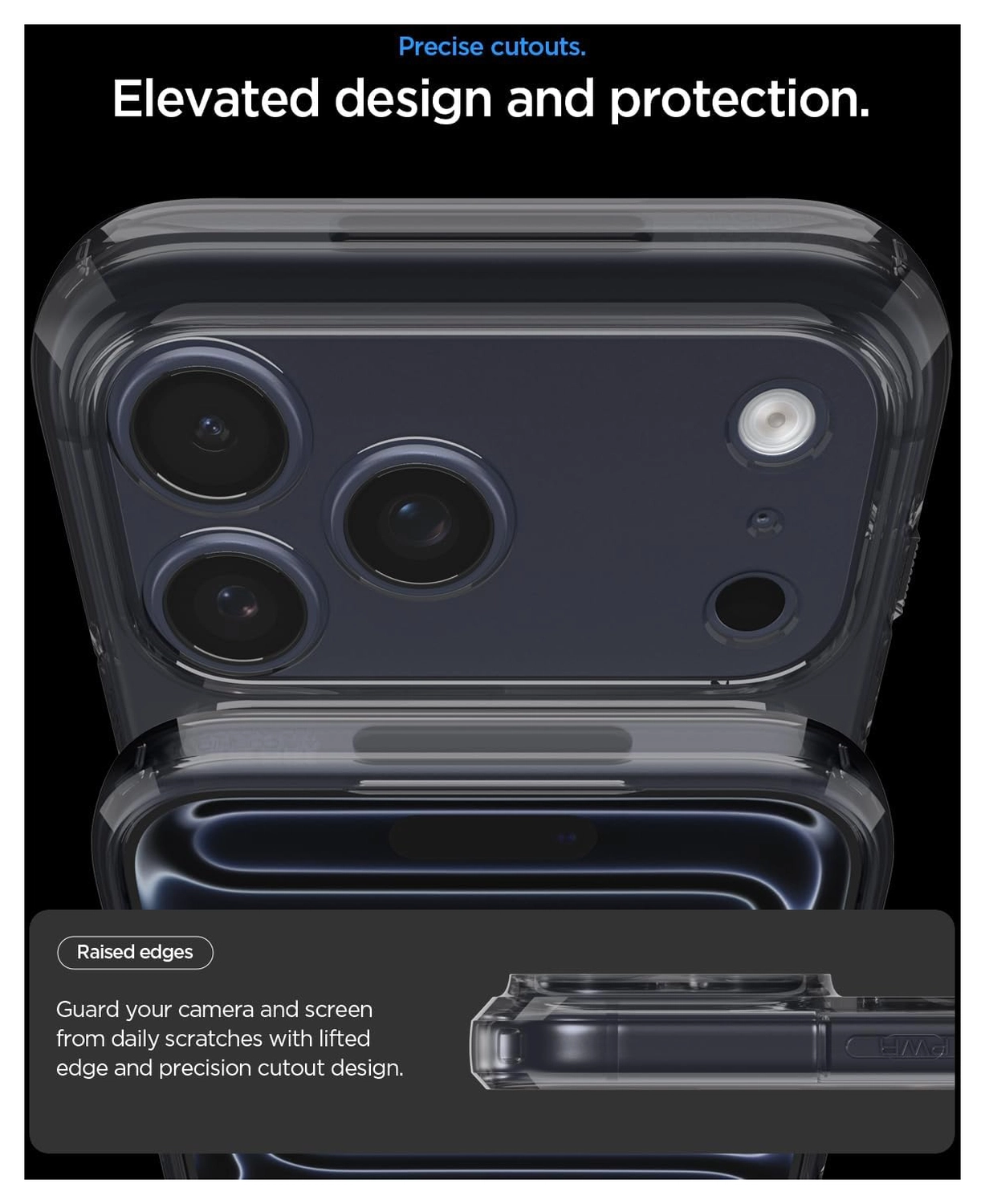 Spigen Ultra Hybrid T iPhone 17 Pro Max Hoesje MagSafe Matte Zwart afbeelding 6