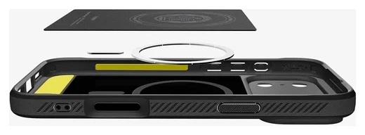 Spigen Rugged Armor MagFit Apple iPhone 17 Pro Hoesje MagSafe Matte Zwart afbeelding 11