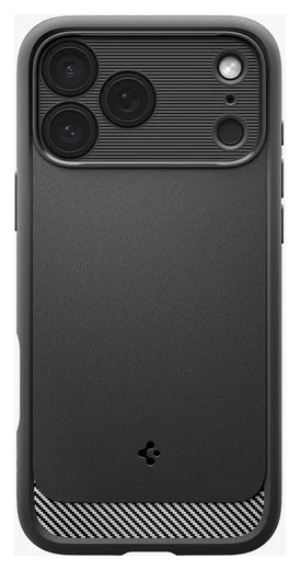 Spigen Rugged Armor MagFit Apple iPhone 17 Pro Hoesje MagSafe Matte Zwart afbeelding 2