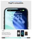 Spigen Rugged Armor MagFit Apple iPhone 17 Pro Hoesje MagSafe Matte Zwart afbeelding 3