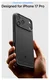 Spigen Rugged Armor MagFit Apple iPhone 17 Pro Hoesje MagSafe Matte Zwart afbeelding 8