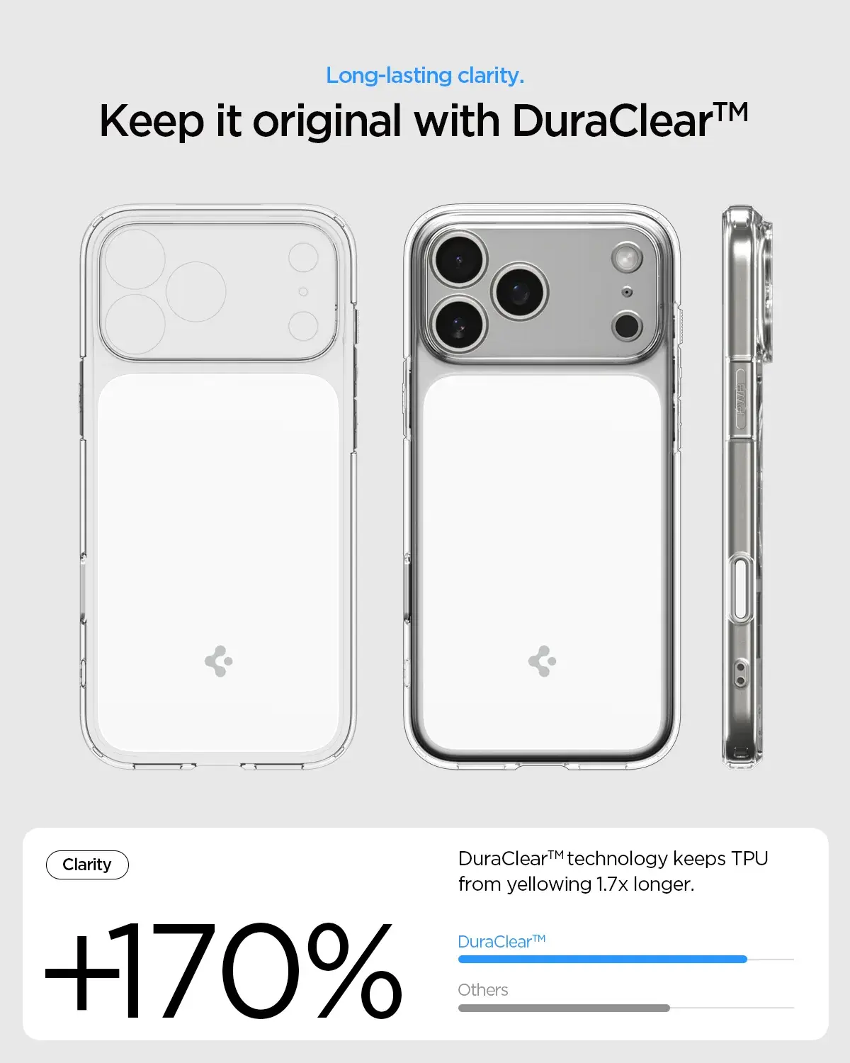 Spigen Ultra Hybrid T Apple iPhone 17 Pro Hoesje MagSafe Transparant Wit afbeelding 6