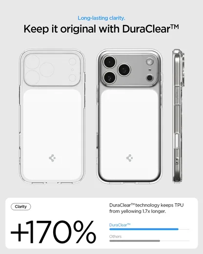 Spigen Ultra Hybrid T Apple iPhone 17 Pro Hoesje MagSafe Transparant Wit afbeelding 6