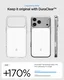 Spigen Ultra Hybrid T Apple iPhone 17 Pro Hoesje MagSafe Transparant Wit afbeelding 6