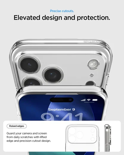 Spigen Ultra Hybrid T Apple iPhone 17 Pro Hoesje MagSafe Transparant Wit afbeelding 3