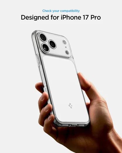 Spigen Ultra Hybrid T Apple iPhone 17 Pro Hoesje MagSafe Transparant Wit afbeelding 5