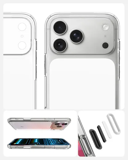 Spigen Ultra Hybrid T Apple iPhone 17 Pro Hoesje MagSafe Transparant Wit afbeelding 8