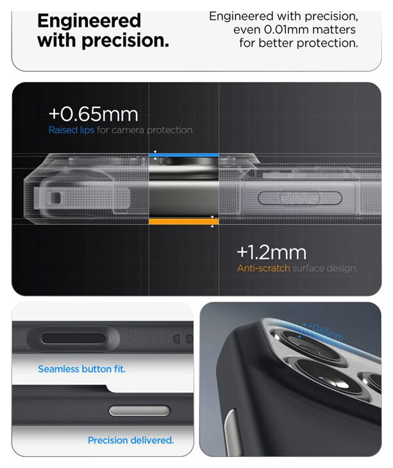 Spigen Nano Pop MagFit iPhone 17 Pro Hoesje MagSafe Back Cover Zwart afbeelding 8