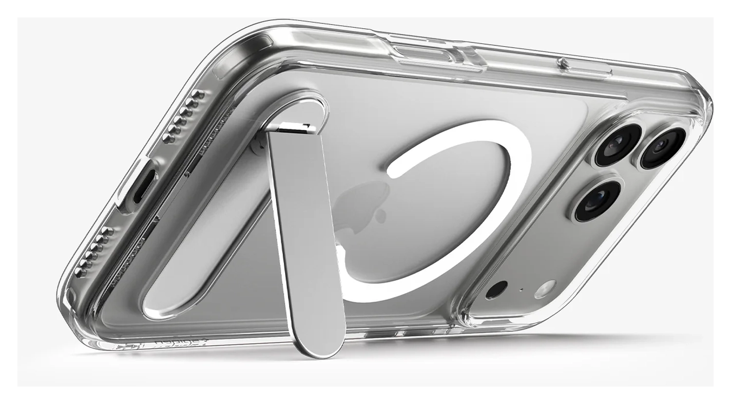 Spigen Ultra Hybrid S MagFit iPhone 17 Pro Hoesje Transparant Wit afbeelding 14