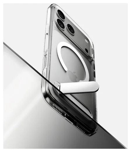 Spigen Ultra Hybrid S MagFit iPhone 17 Pro Hoesje Transparant Wit afbeelding 2