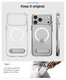 Spigen Ultra Hybrid S MagFit iPhone 17 Pro Hoesje Transparant Wit afbeelding 8