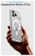 Spigen Ultra Hybrid MagFit iPhone 17 Pro Max Hoesje MagSafe Transparant Wit afbeelding 2