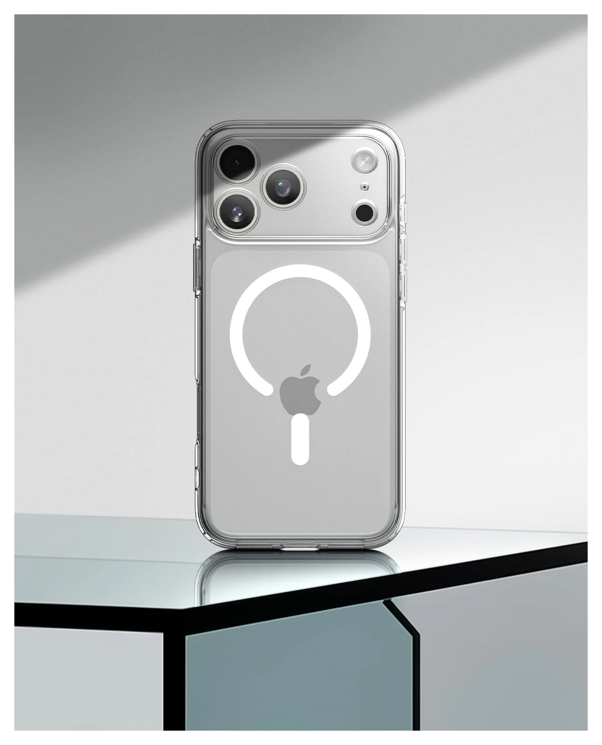 Spigen Ultra Hybrid MagFit iPhone 17 Pro Max Hoesje MagSafe Transparant Wit afbeelding 7