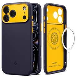 Spigen Nano Pop MagFit iPhone 17 Pro Hoesje MagSafe Back Cover Blauw afbeelding