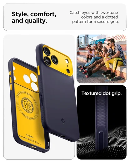 Spigen Nano Pop MagFit iPhone 17 Pro Hoesje MagSafe Back Cover Blauw afbeelding 4