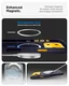 Spigen Nano Pop MagFit iPhone 17 Pro Hoesje MagSafe Back Cover Blauw afbeelding 6