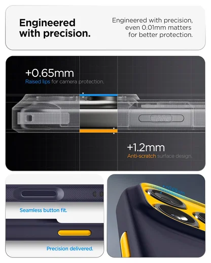 Spigen Nano Pop MagFit iPhone 17 Pro Hoesje MagSafe Back Cover Blauw afbeelding 7