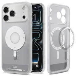 Spigen Ultra Hybrid MagFit iPhone 17 Pro Max Hoesje MagSafe Zilver afbeelding