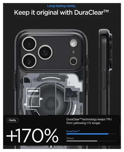 Spigen Ultra Hybrid MagFit iPhone 17 Pro Hoesje MagSafe Zero One Zwart afbeelding 7