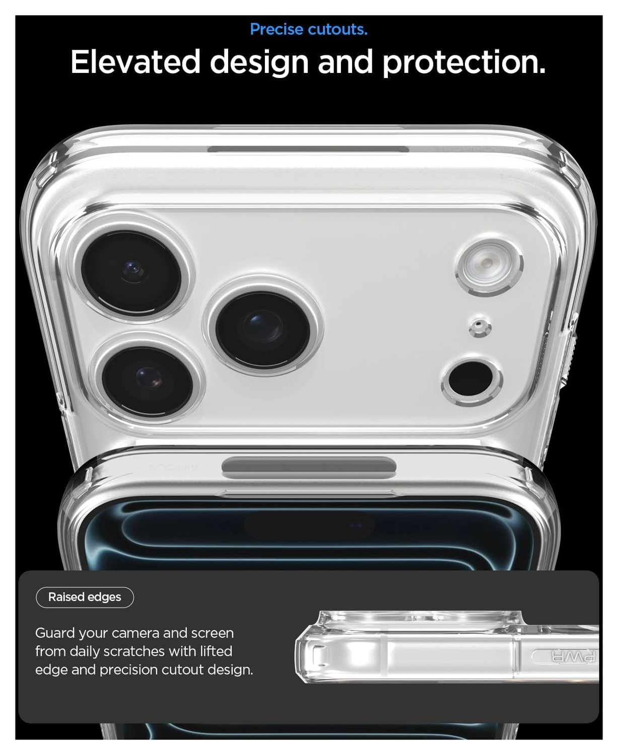 Spigen Ultra Hybrid T iPhone 17 Pro Max Hoesje MagSafe Transparant Wit afbeelding 5