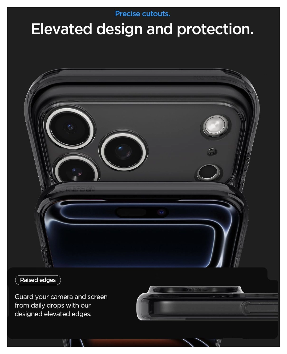 Spigen Ultra Hybrid MagFit iPhone 17 Pro Max Hoesje MagSafe Zero One Zwart afbeelding 3