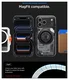 Spigen Ultra Hybrid MagFit iPhone 17 Pro Max Hoesje MagSafe Zero One Zwart afbeelding 4