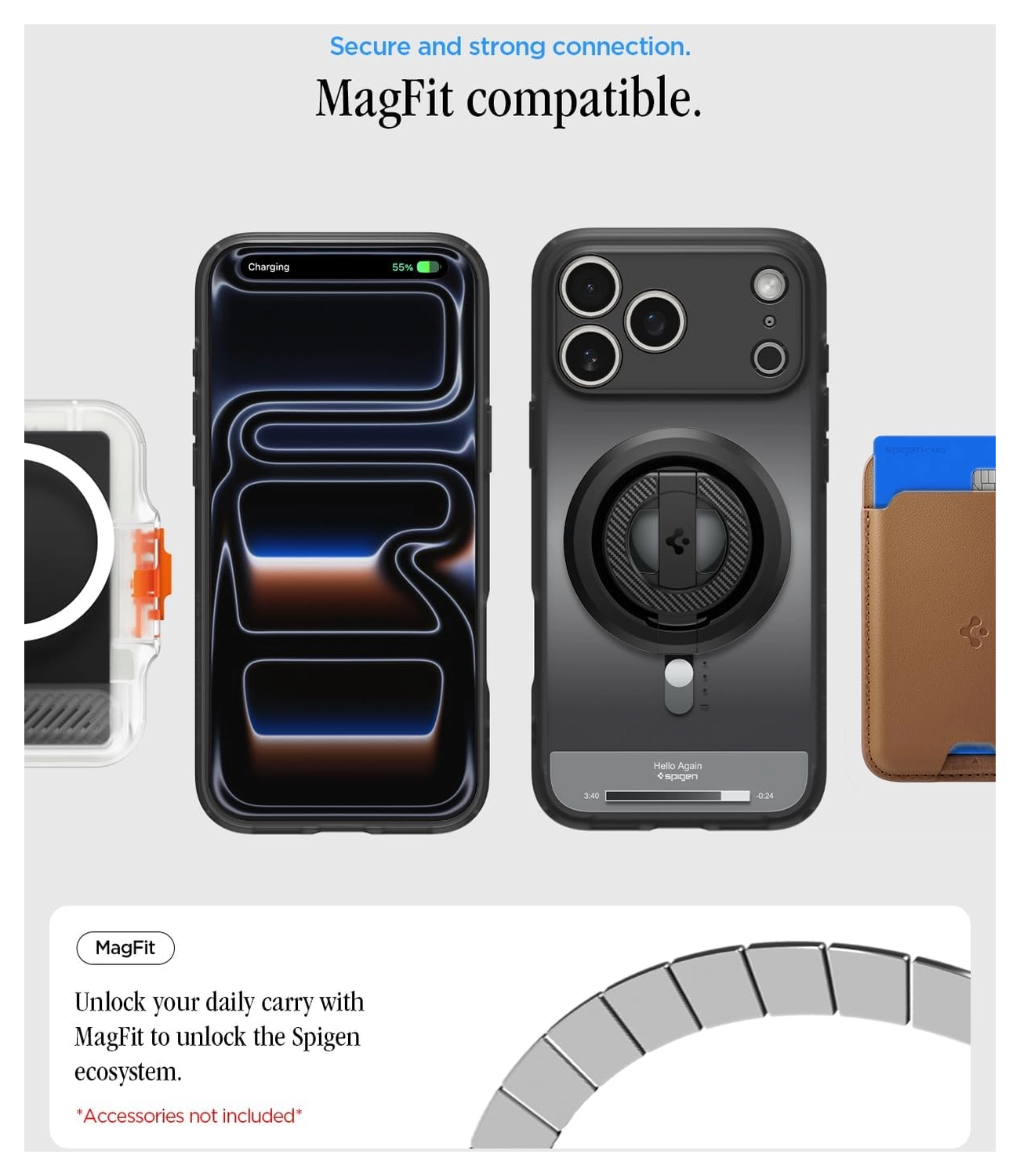 Spigen Ultra Hybrid MagFit iPhone 17 Pro Max Hoesje MagSafe Classic Zwart afbeelding 3