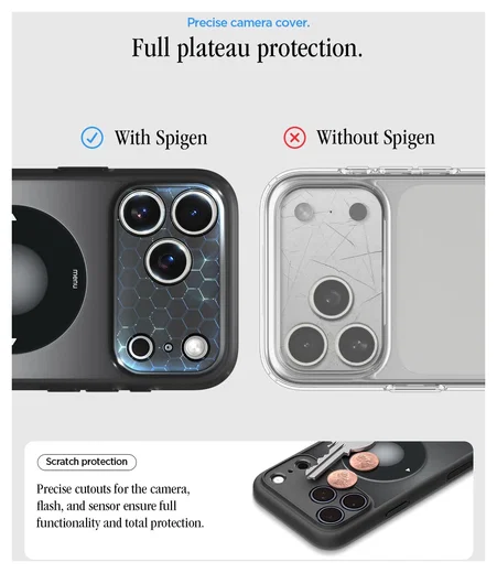 Spigen Ultra Hybrid MagFit iPhone 17 Pro Max Hoesje MagSafe Classic Zwart afbeelding 6