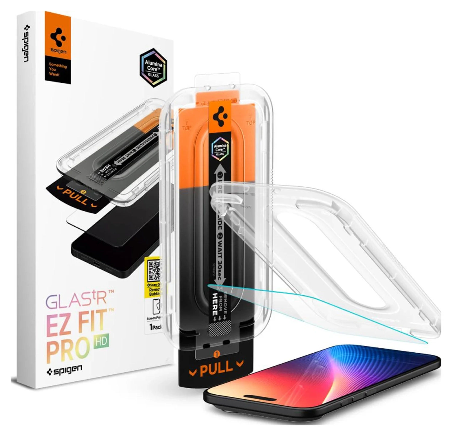 Spigen Glas.tR EZ Fit iPhone Air Screen Protector Tempered Glass 1-Pack afbeelding 1