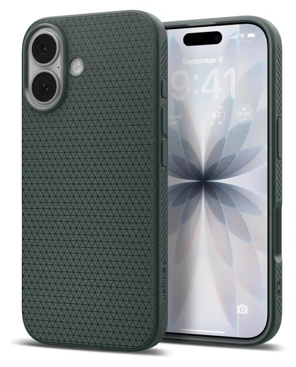 Spigen Liquid Air Apple iPhone 17 Hoesje Back Cover Groen afbeelding 1