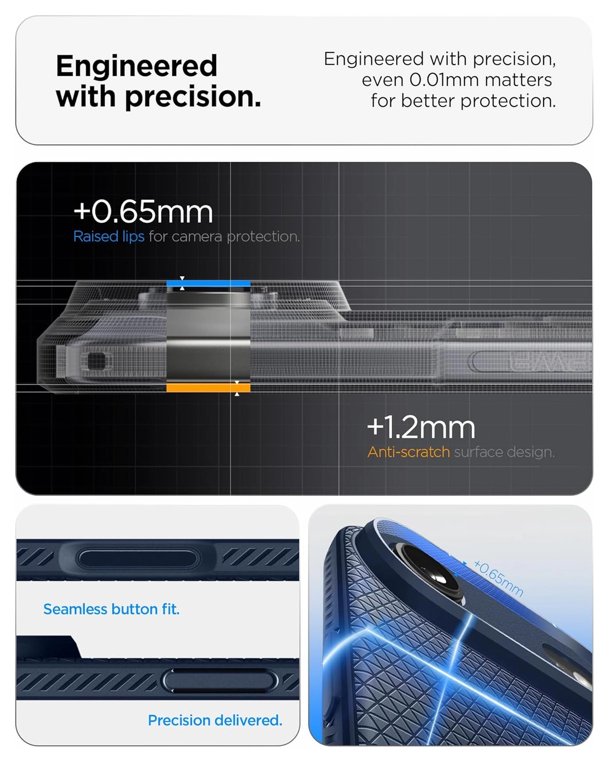 Spigen Liquid Air Apple iPhone Air Hoesje Back Cover Blauw afbeelding 7