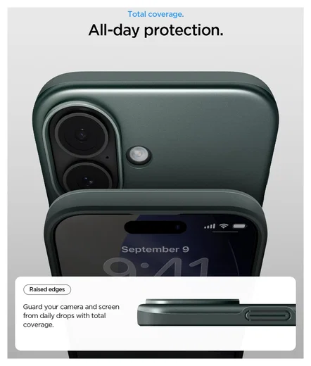 Spigen Thin Fit MagFit iPhone 17 Hoesje MagSafe Back Cover Groen afbeelding 3