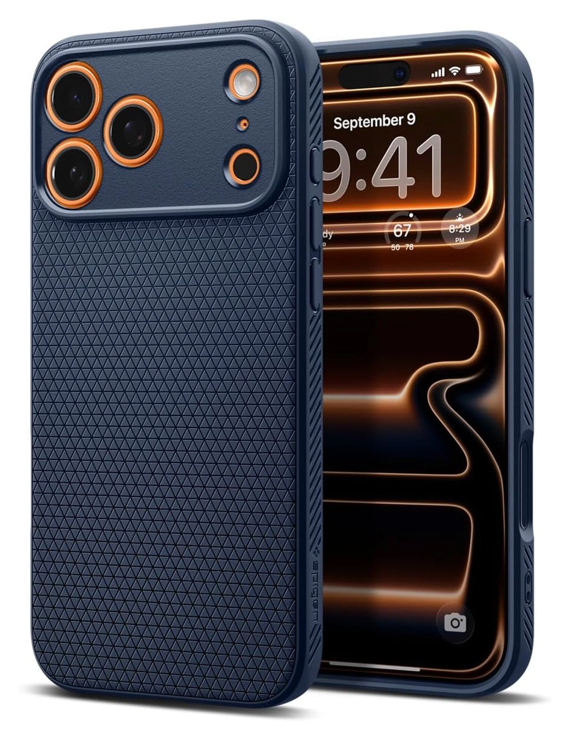Spigen Liquid Air Apple iPhone 17 Pro Max Hoesje Back Cover Blauw afbeelding 1