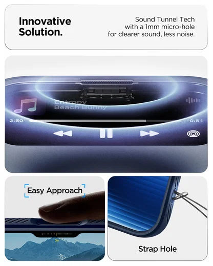 Spigen Liquid Air Apple iPhone 17 Pro Max Hoesje Back Cover Blauw afbeelding 6