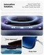 Spigen Liquid Air Apple iPhone 17 Pro Max Hoesje Back Cover Blauw afbeelding 6