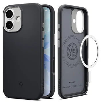 Spigen Nano Pop MagFit iPhone 17 Hoesje MagSafe Back Cover Zwart