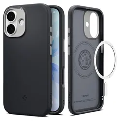 Spigen Nano Pop MagFit iPhone 17 Hoesje MagSafe Back Cover Zwart afbeelding