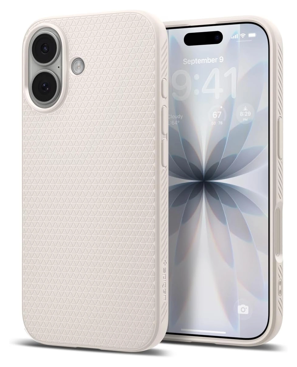 Spigen Liquid Air Apple iPhone 17 Hoesje Back Cover Titanium afbeelding 1