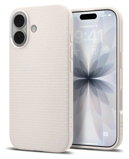 Spigen Liquid Air Apple iPhone 17 Hoesje Back Cover Titanium afbeelding 1