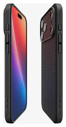 Spigen Liquid Air Apple iPhone 17 Pro Max Hoesje Back Cover Matte Zwart afbeelding 14